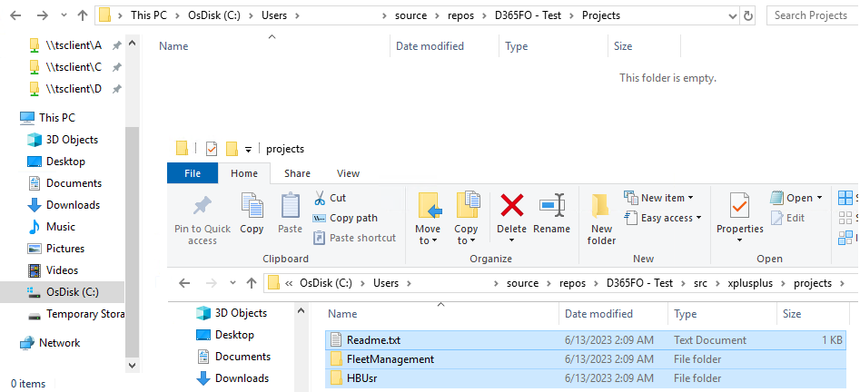 Project  Folder