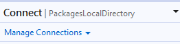 Visual Studio Manage Connections